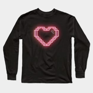 Pixel heart Long Sleeve T-Shirt